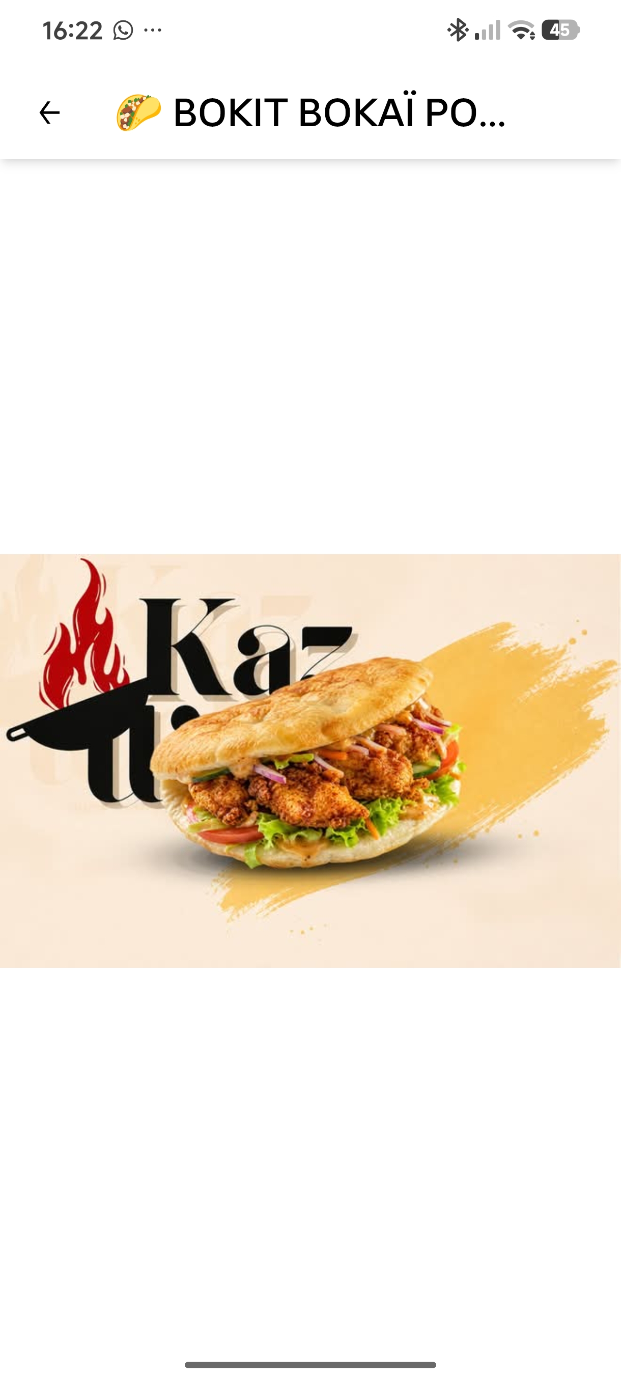 Bokit poulet